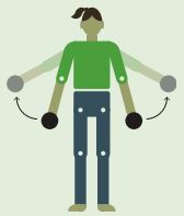 Image of arm raises to the side exercise