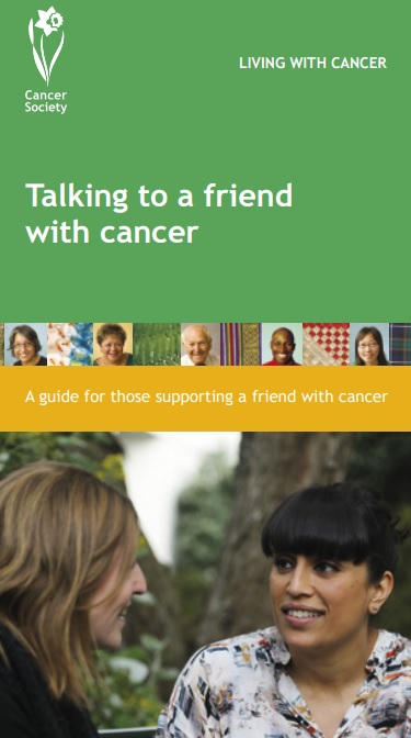 talking to a friend with cancer