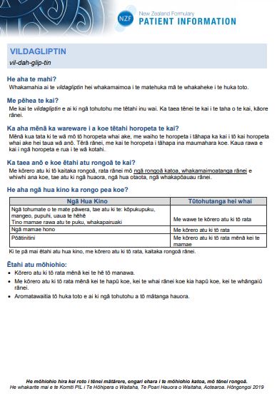 vidagliptin maori