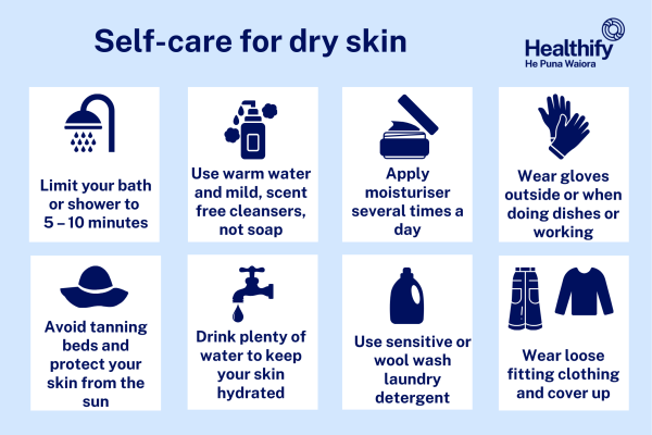 Things you can do to help with dry skin